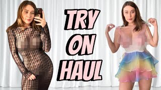 Transparent try on haul with Lana