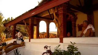 Laos - Luang Prabang - Some small temple away from tourist attractions