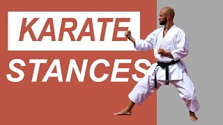 KARATE - stances (DACHI waza)