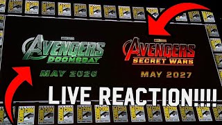 MARVEL STUDIOS SAN DIEGO COMIC CON 2024 LIVE REACTION!!!!!