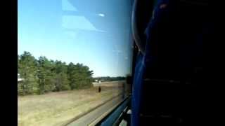 (Slow TV) Megabus Ride - MN through WI to IL (clip 1)