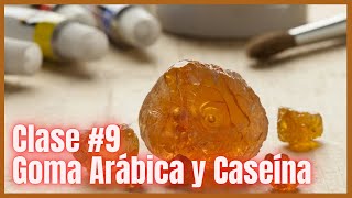 Como Pintar utilizando GOMA ARABICA y CASEINA (Parte 9 TECNICAS MIXTAS)