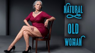 Natural old women over 70 Fashion style review #45 #naturalwoman