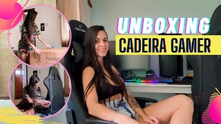 Unboxing cadeira gamer Strike healer ✨