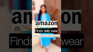 Amazon finds daily wear cotton kurta set with duppata || Amazon kurta set haul || Nrityapika ||