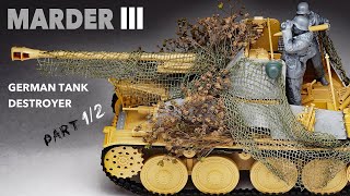 MARDER III - Part 1 - 1/35 Tamiya - Tank Model - [ model building ]