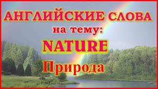 Английский для начинающих. Английские слова на тему: Природа Nature.