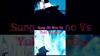 Sung Jin Woo Vs Yuki Tsumiko #anime #jujutsukaisen #sololeveling #sungjinwoo #yuki #animeedit