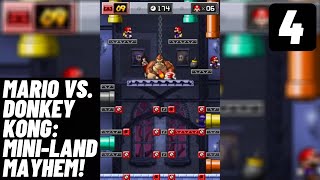 Mario vs. Donkey Kong: Mini-Land Mayhem! [Nintendo DS] - Full Playthrough 100% - WORLD 4