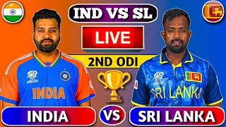 🔴Live: India vs Sri Lanka | Live Cricket Match Today | IND vs SL Live Match 1st innings #livescore