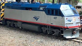 Amtrak F69PHAC diesel in Phase 5 colors.