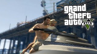 قراند 5 - انقاذ تريسي من عصابة البحار | GTA V