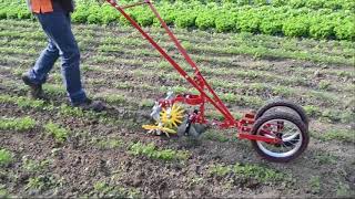 Use the Finger Weeder Wheelhoe for fast weeding in your farm