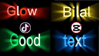 How to make glowing text in capcut app | how to make glowing lyrics |capcut editing|@EarningNetwork87