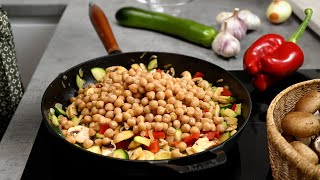 Vegane Gemüsepfanne als natürliches Heilmittel muss man probieren! Gesundes Rezept