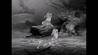 If Bambi (1942) was filmed in monochrome