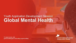 Youth Application Development Session: Global Mental Health