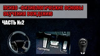 ПСИХО - ФИЗИОЛОГИЧЕСКИЕ ОСНОВЫ ОБУЧЕНИЯ ВОЖДЕНИЮ. Часть 2. Этапы обучения вождению.