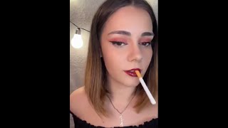 German smoking girl 12