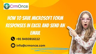 How to Save Microsoft form responses in excel and send an email