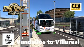 ETS2  Vandellòs to Villareal SPAIN Bus Passengers, Bus Terminals and Coaches Euro Truck Simulator 2