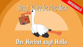 Der Herbst sagt Hallo - Herbstlieder zum Mitsingen | Sing Kinderlieder