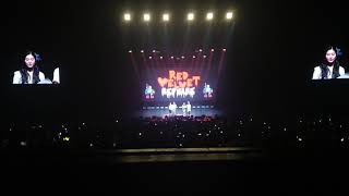 Red Velvet Redmare in Dallas - Members thanking the crowd