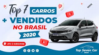 7 CARROS MAIS VENDIDOS NO BRASIL EM 2020