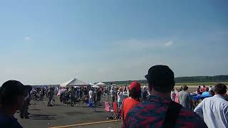 USAF Thunderbirds at the 2022 Dover Airshow: awaiting the next maneuver...