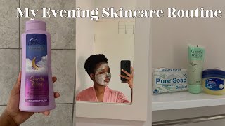 MY EVENING SKINCARE ROUTINE 2024 | SIMPLE & AFFORDABLE | CLEAR SKIN | Debra Shongwe