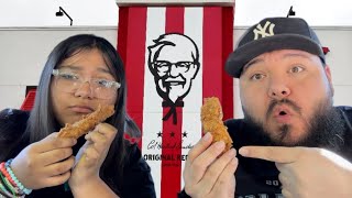 Trying KFCs NEW Original Recipe Chicken Tenders!