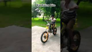 Kid Riding Bike | Every Kid’s Dream Bike 😍 #shorts #dirtbike #kids