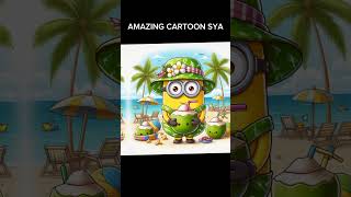 MINION KE PANTAI | Kartun animasi seru ,lucu ,kartun #shorts