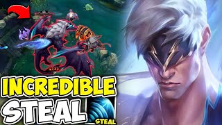 THE CRAZIEST LEE SIN GAME I'VE EVER PLAYED (GAME SAVING STEAL) - League of Legends