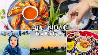 What I Prepared & Packed for Picnic Tea Time|Tandoori Momos|PICNIC VLOG #Food Prep #Easy Snack#vlog