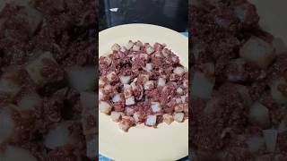 CORNED BEEF WITH POTATO #cooking #food #fyp