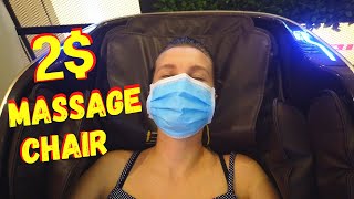 China VLOG: 2$ MASSAGE CHAIRS EVERYWHERE | ASMR Relaxing Massage