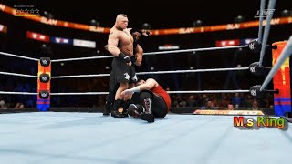 WWE 2k20 Roman Reigns vs Brock Lesnar vs Kevin Owens Match on Summerslam in Hindi Commentary