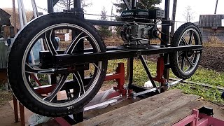 Ленточная пилорама своими руками. Ч - 3 станок! DIY band sawmill. H - 3 machine.