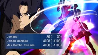 Kouma Kishima 4K Damage Corner Switch Combo - Melty Blood: Type LUMINA