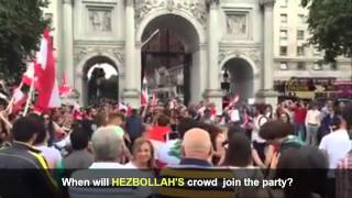 ‫الشعب يريد إسقاط النظام‬ - London  HEZBOLLAH