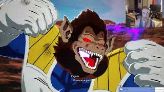 APE VEGETA WON'T STOP BEATING ME - Sparking Zero