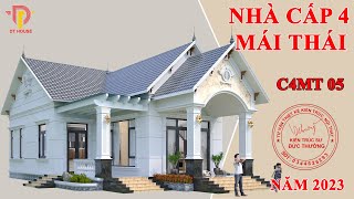 Nhà Cấp 4 Mái Thái Đẹp và Sang Trọng | 3 Phòng Ngủ | Năm 2023 House level 4 beautiful