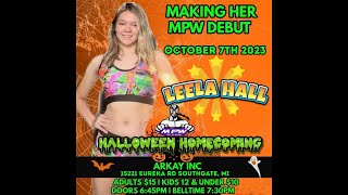 Leela Hall Makes Her MPW Debut vs Jack Delaney - Metro Pro Wrestling presents: Halloween Homecoming