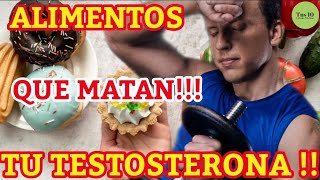 ¡Cuidado! 10 Alimentos Que Afectan Tu Testosterona