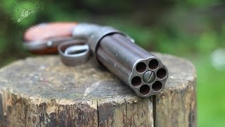 Shooting the Allen Thurber pepperbox revolver - TEASER