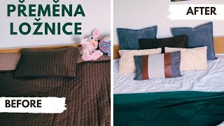 Přeměna ložnice | Jak jsem kompletně předělala ložnici