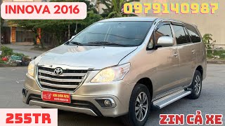 INNOVA 2016 máy số zin, keo chỉ zin xe cực đẹp alo 0376468818