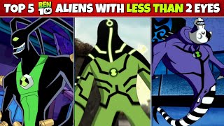 Top 5 Aliens with Less than 2 eyes 👀 | Fan 10k