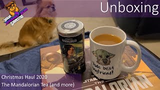 Unboxing Christmas Haul 2020: Mandalorian Tea and other Star Wars Stuff